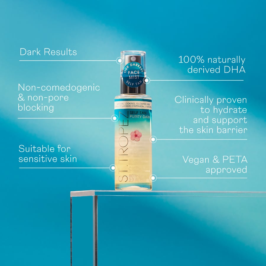 Self Tan Purity Face Mist Dark 80ml