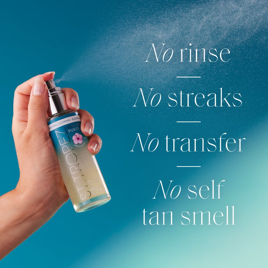 No rince No streaks No transfer No self tan smell
